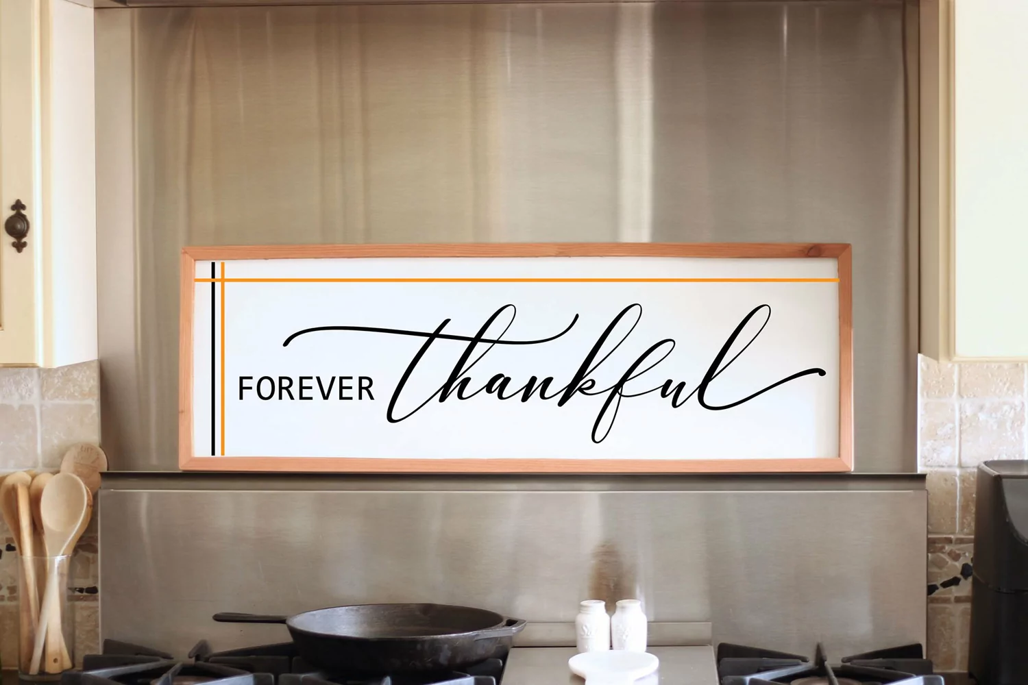 Forever Thankful svg| Farmhouse wood sign| thanksgiving svg product image 1