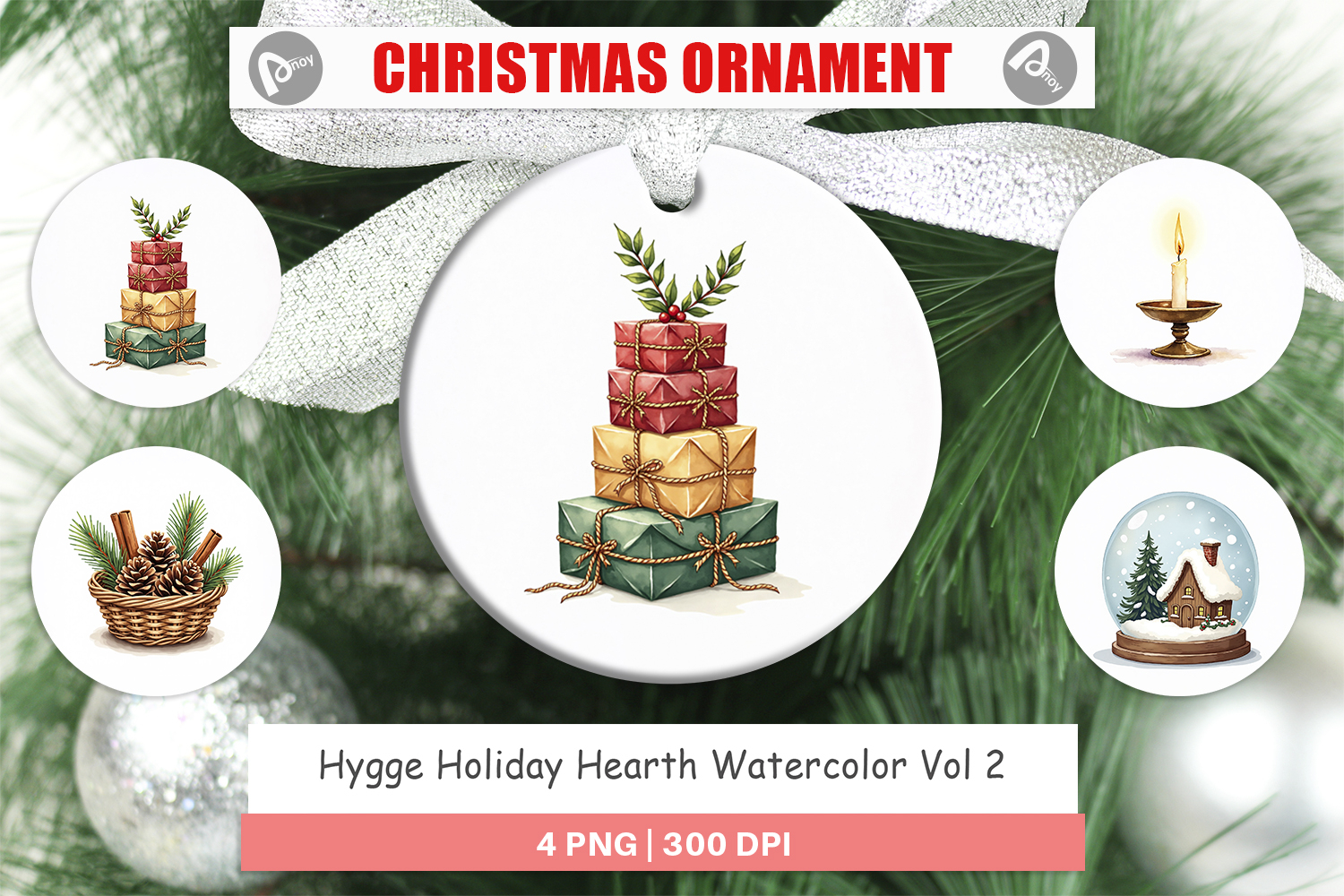 Hygge Holiday Hearth Ornament product image 1