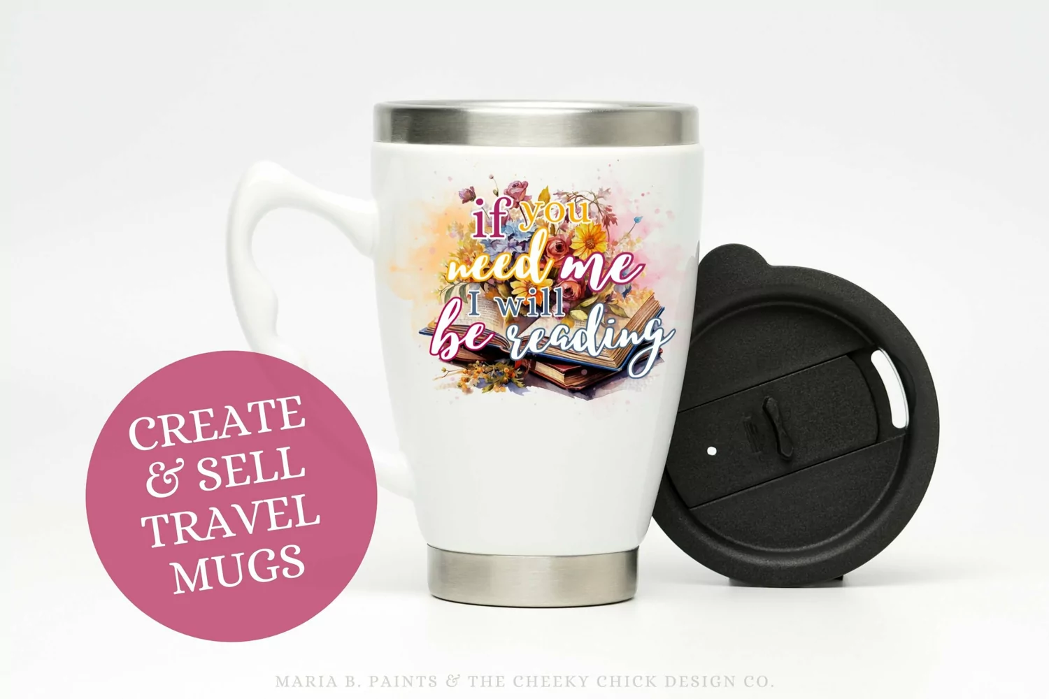 If You Need Me I'll Be Reading Books Love Sublimation Design product image 1