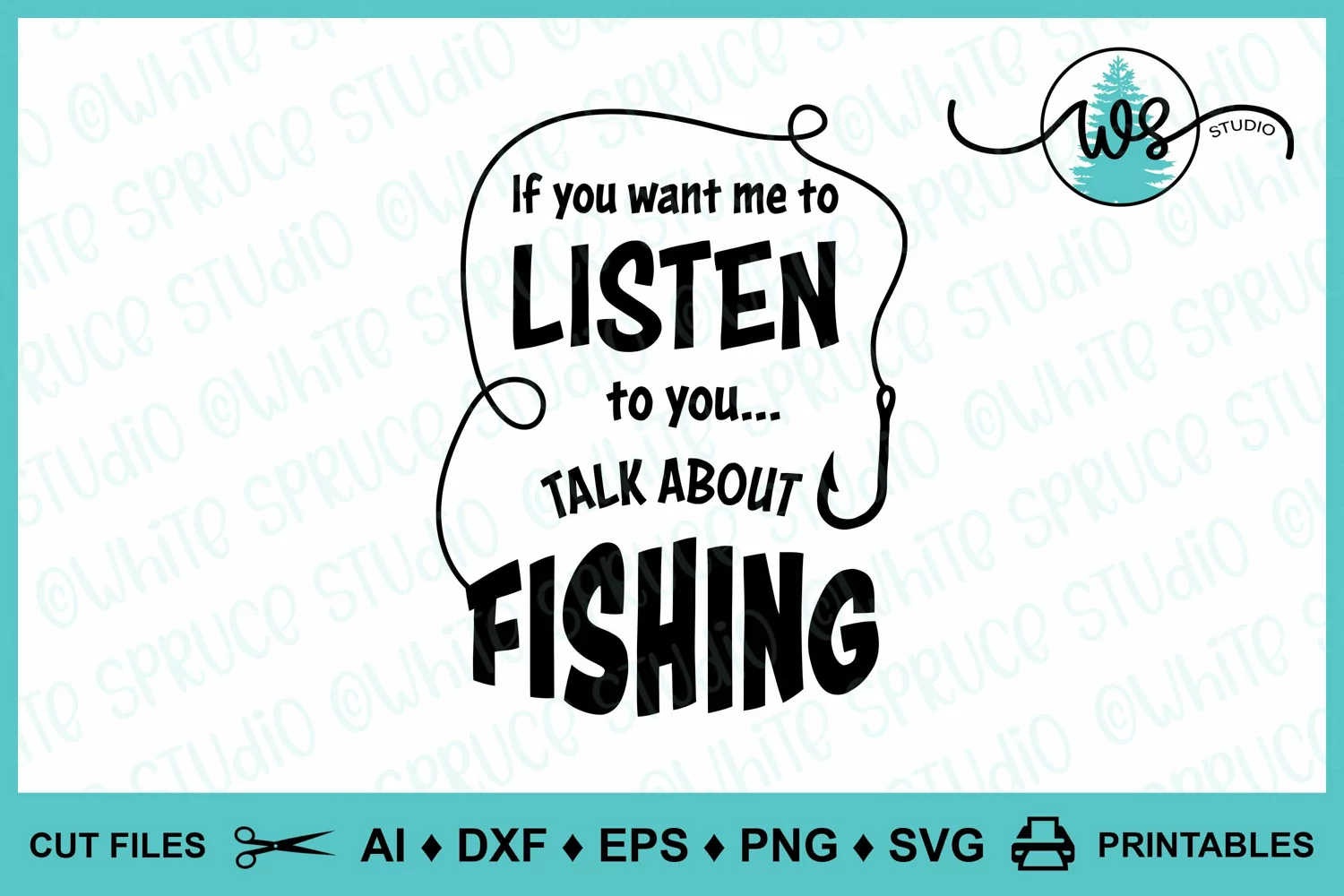Talk About Fishing, Funny Sarcastic Fishing, Fish Hook, Hook product image 1