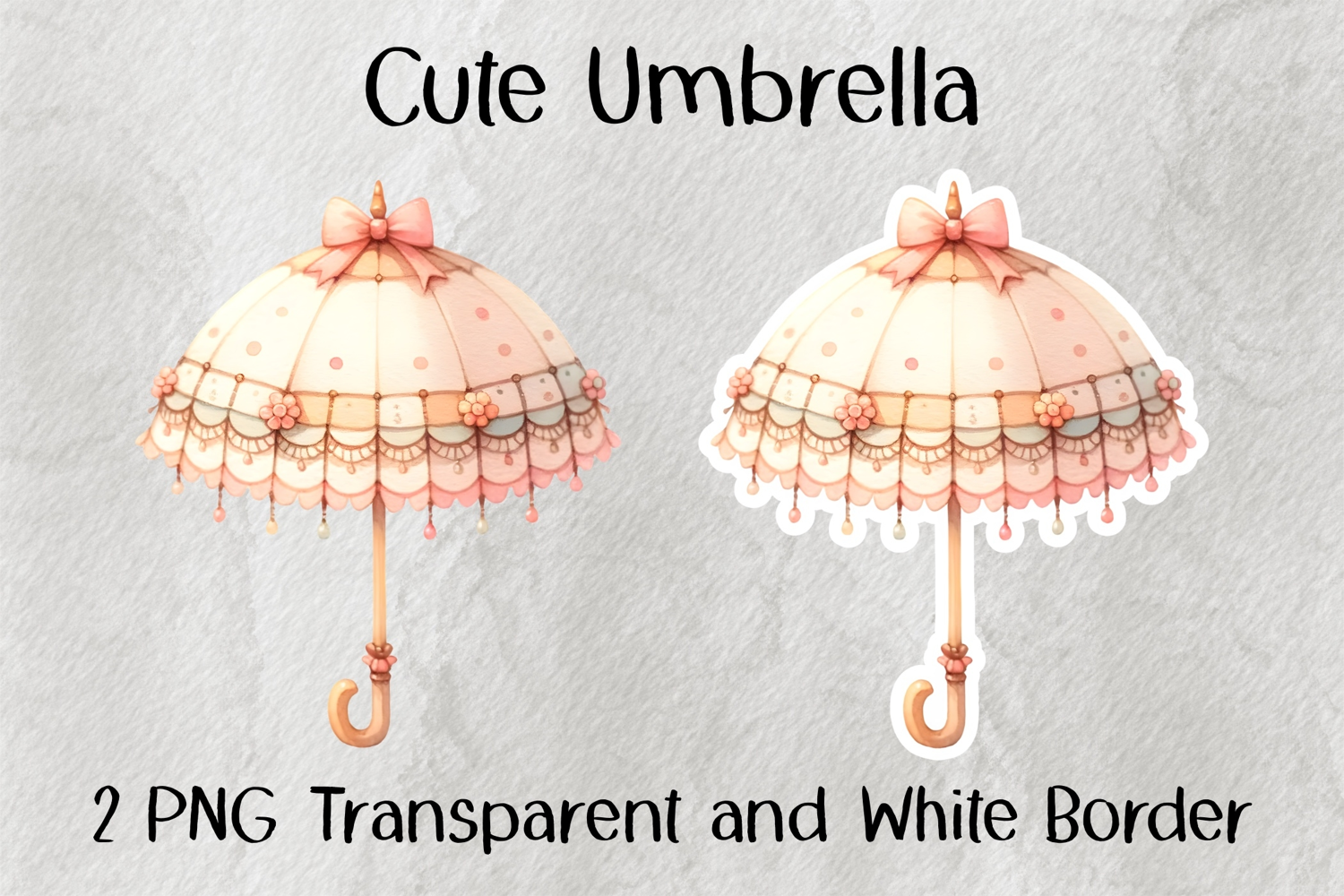 Cute Umbrella PNG product image 1