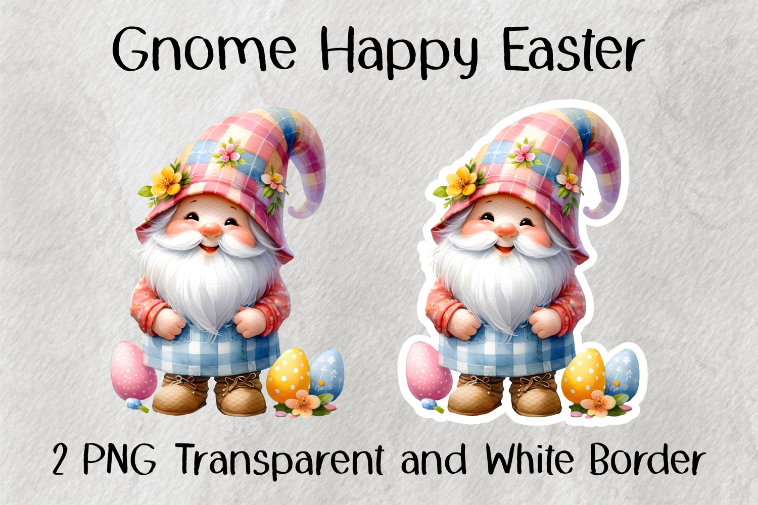 Gnome Happy Easter PNG product image 1