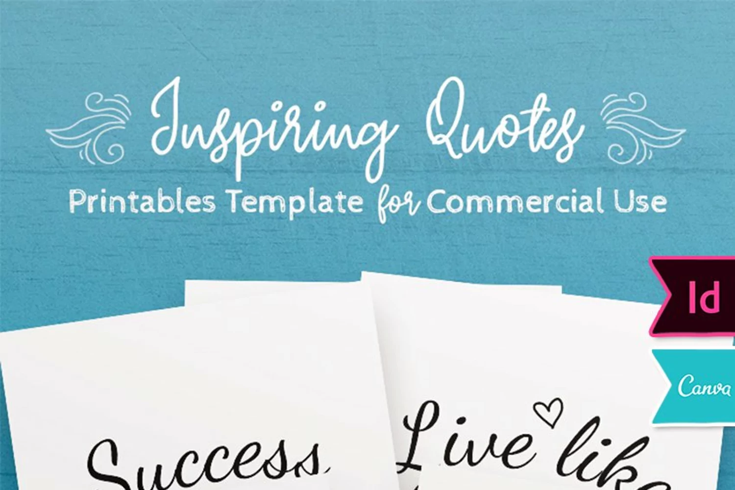 Inspiring Quotes Printables Template For Commercial Use product image 1