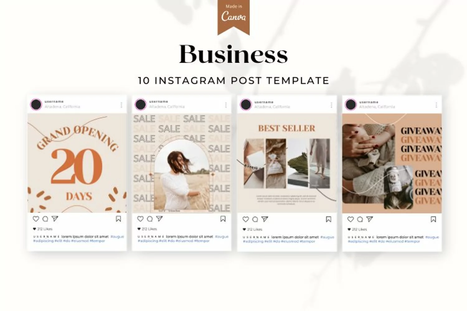 Business Instagram Post Canva Template product image 1