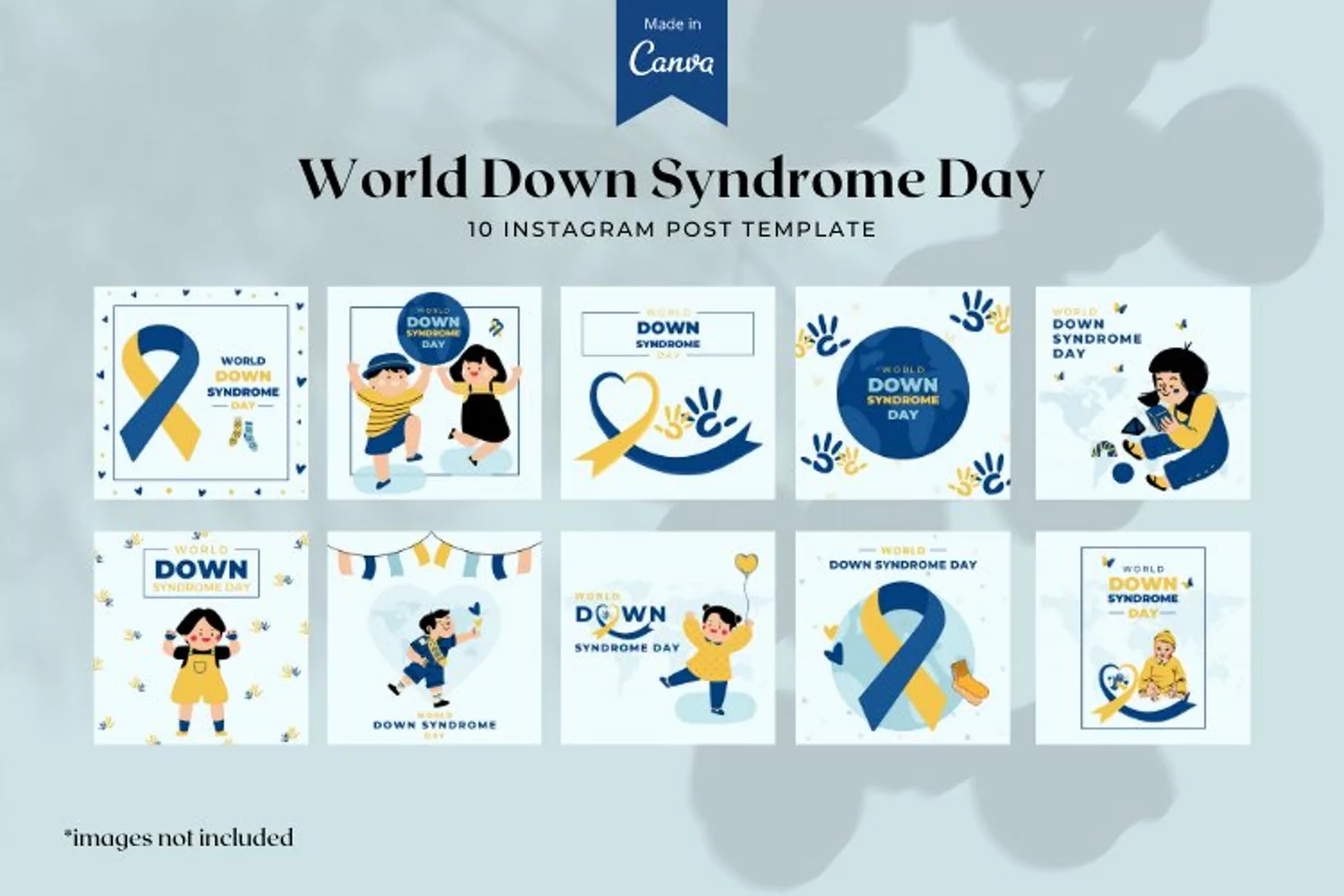 World Down Syndrome Day Instagram Post, Canva Templates product image 1