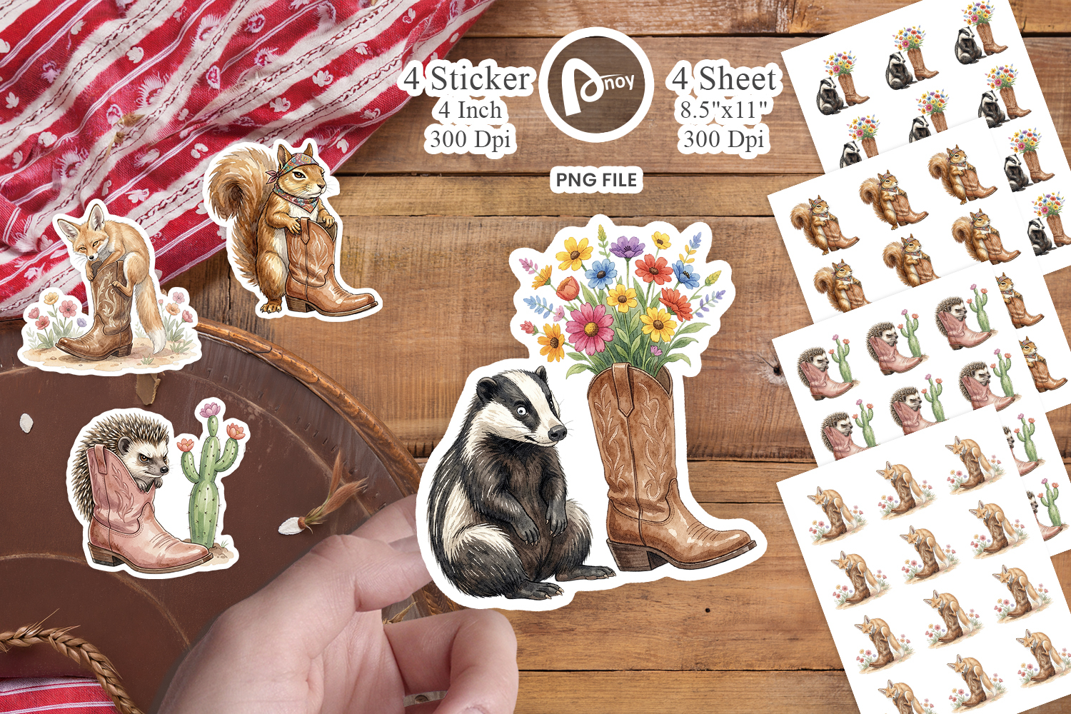 Introvert Desert Animal Sticker product image 1