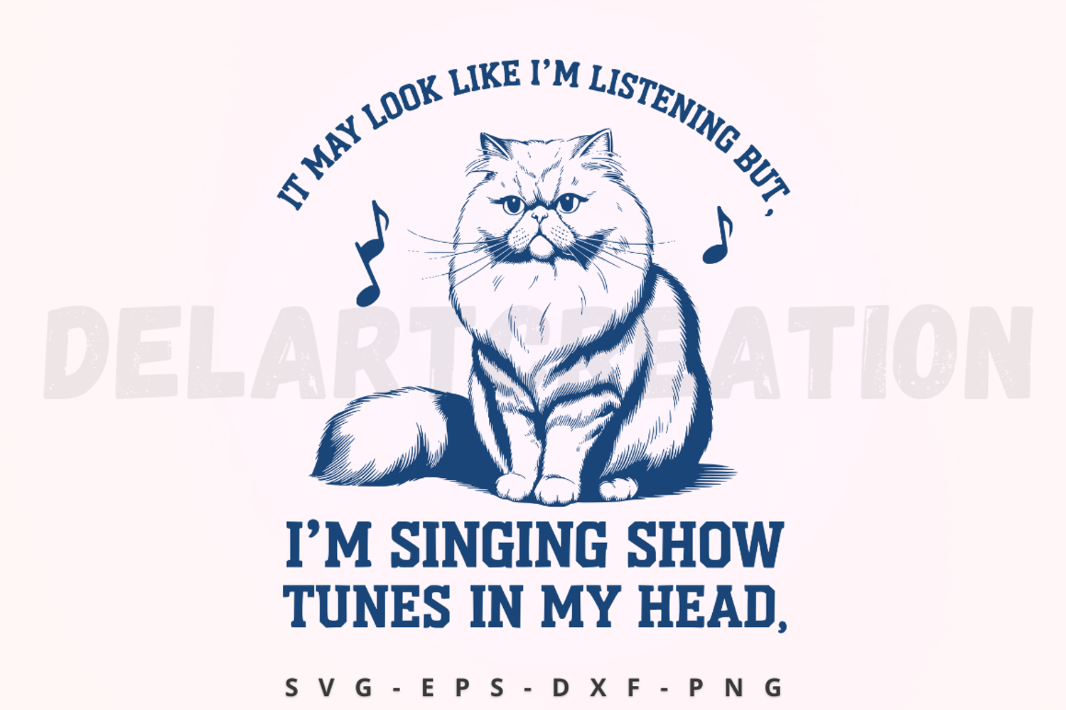 It May Look Like Im Listening But Im Singing Show SVG product image 1