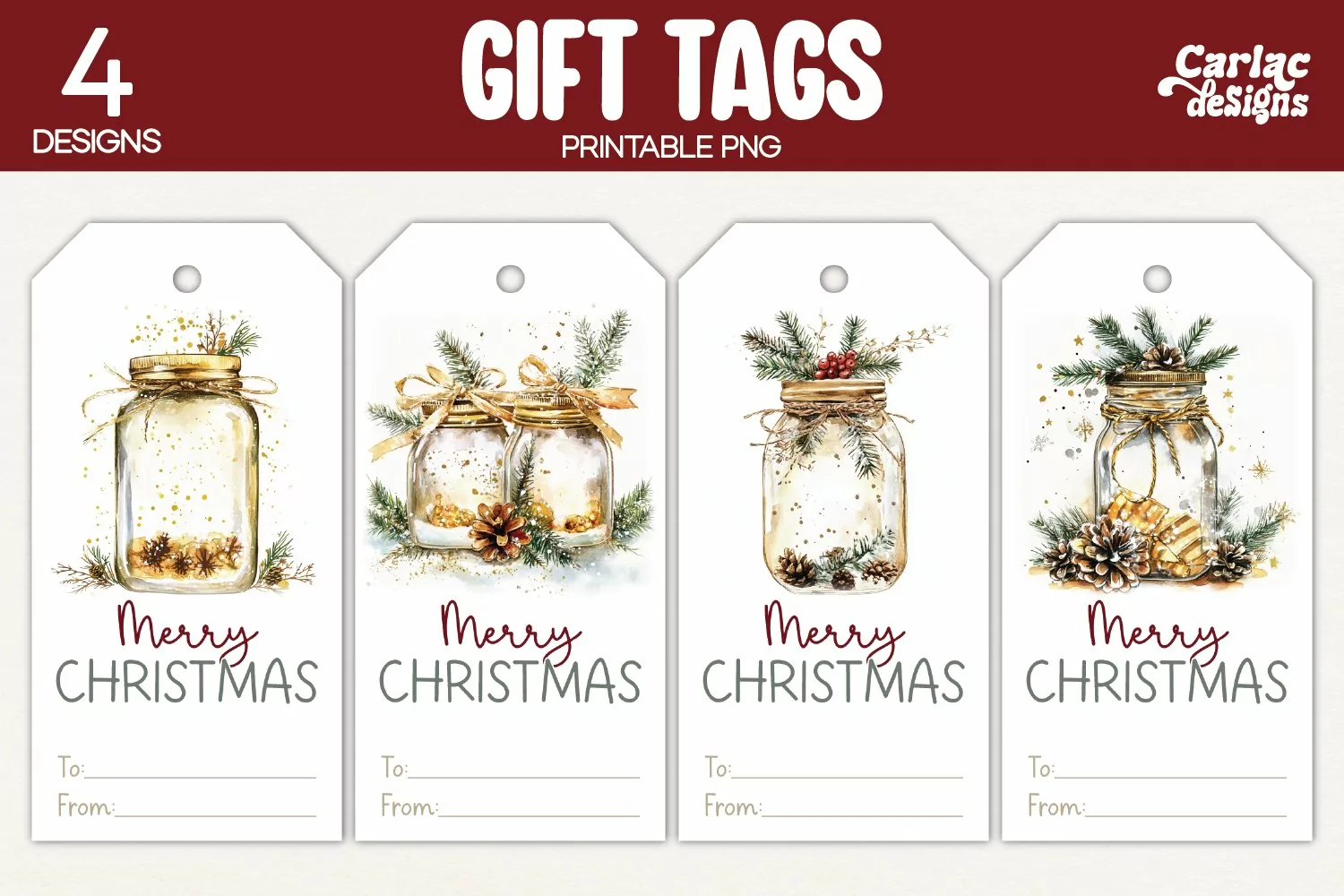 jar gift tags