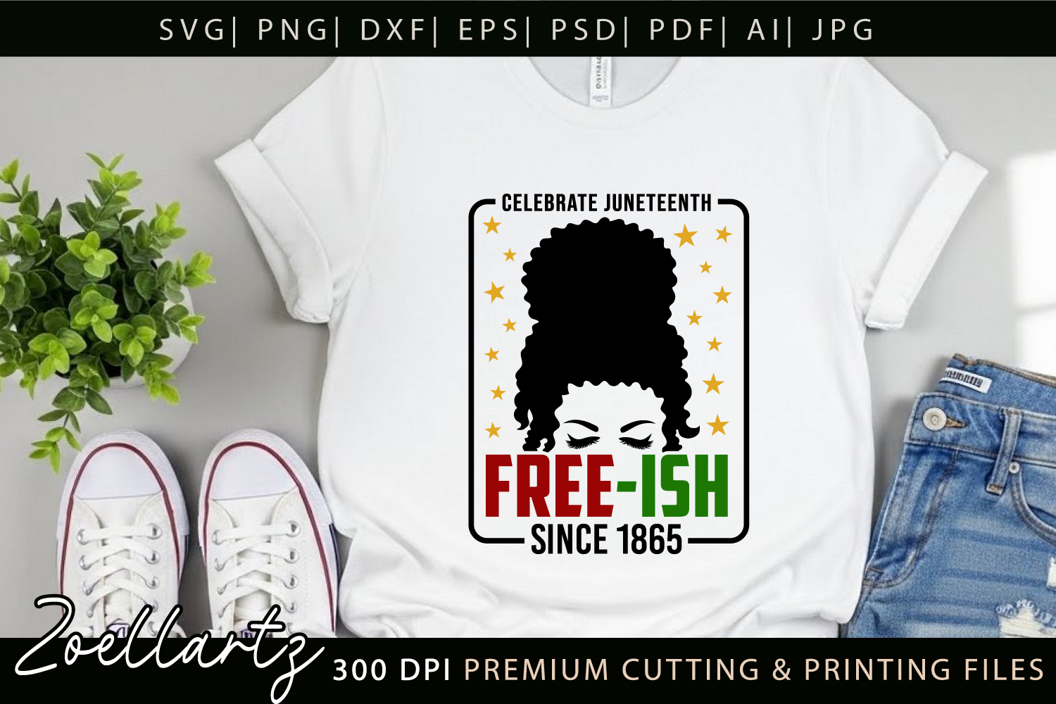 Juneteenth SVG PNG EPS DXF Black Lives Matter Freedom Day product image 1