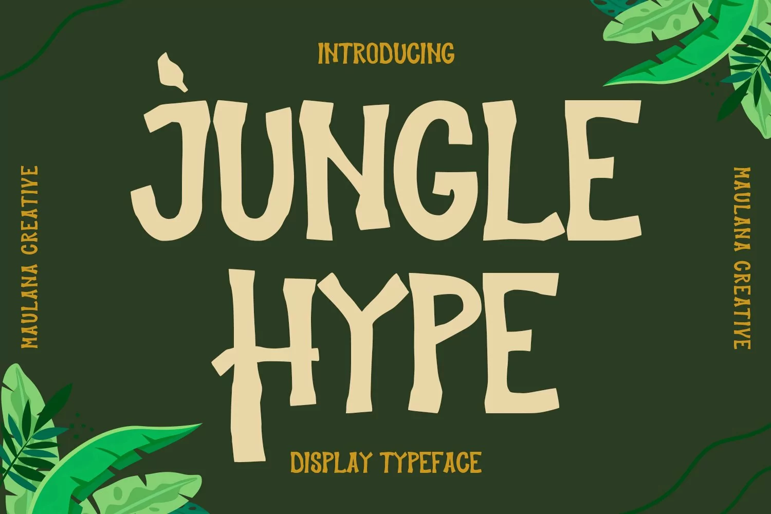 Jungle Hype Display Typeface Font product image 1