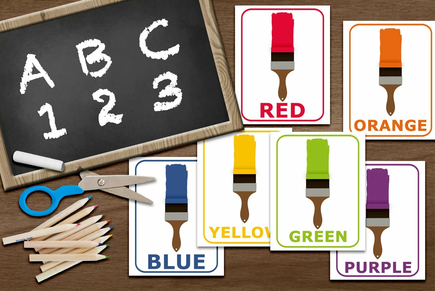 Color Teaching Cards For Kids product image 1