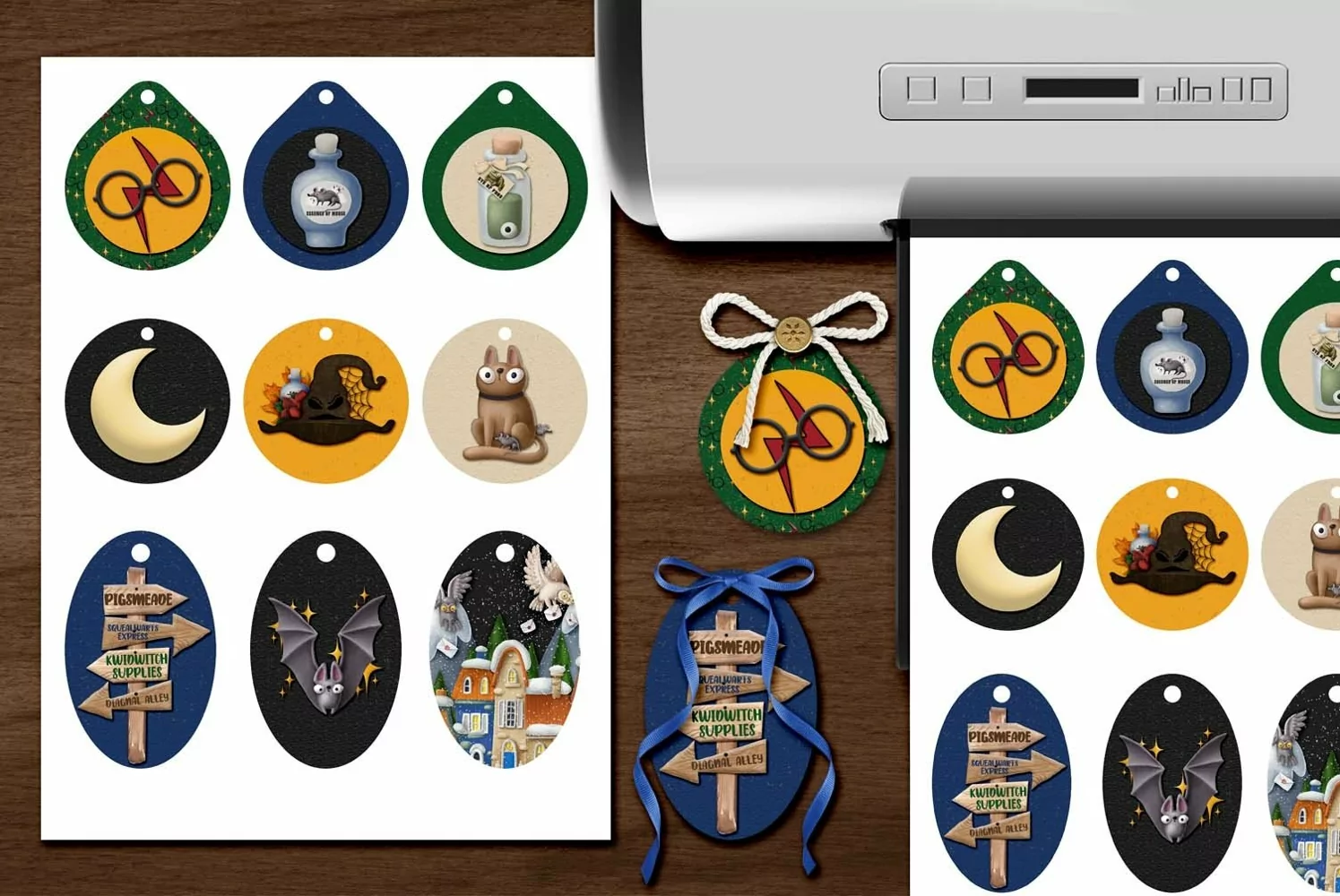 Printable Tags 2 from the Wizard World Collection product image 1