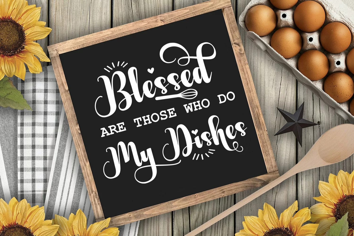 Kitchen Sign SVG I Kitchen Decor Sign SVG I Farmhouse Kitchen Sign SVG