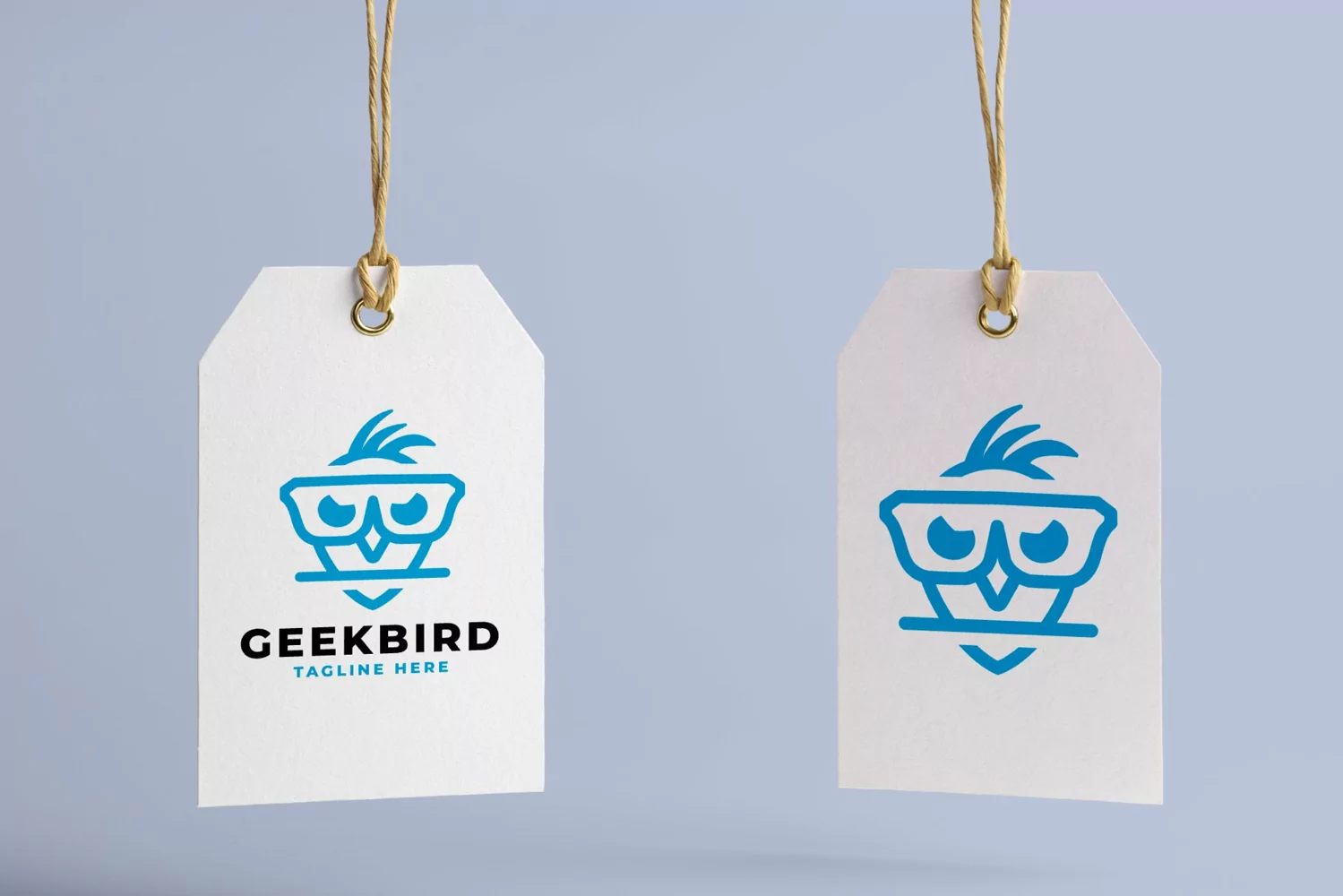 Owl Geek Bird Logo product image 1