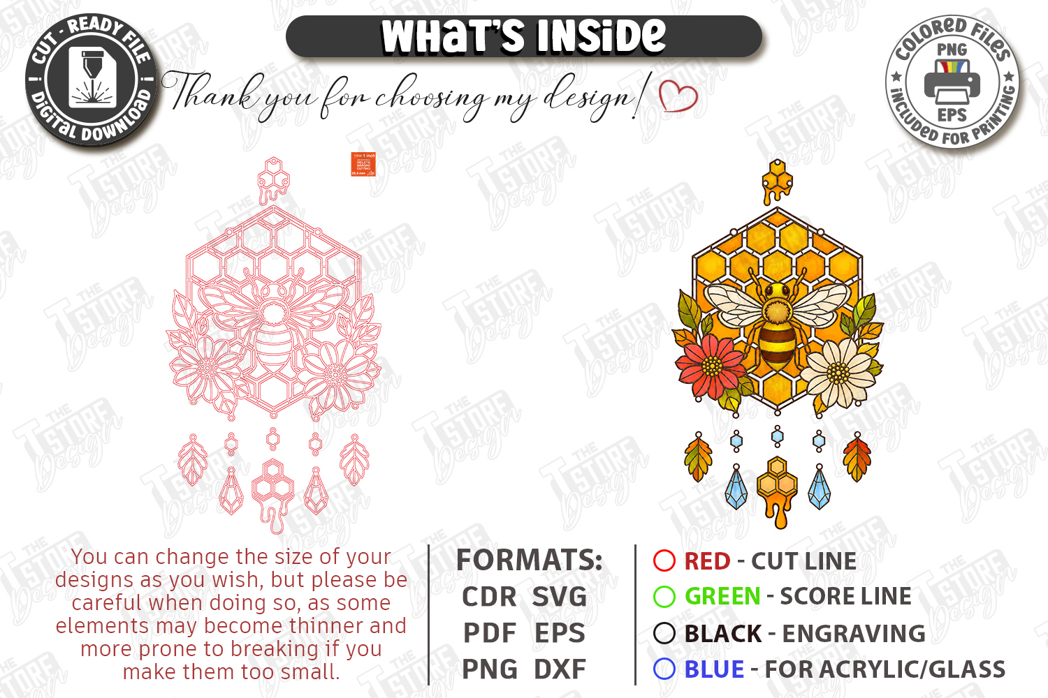 Fall Suncatcher Window Laser Cut | Autumn Stained Glass Sign product image 1