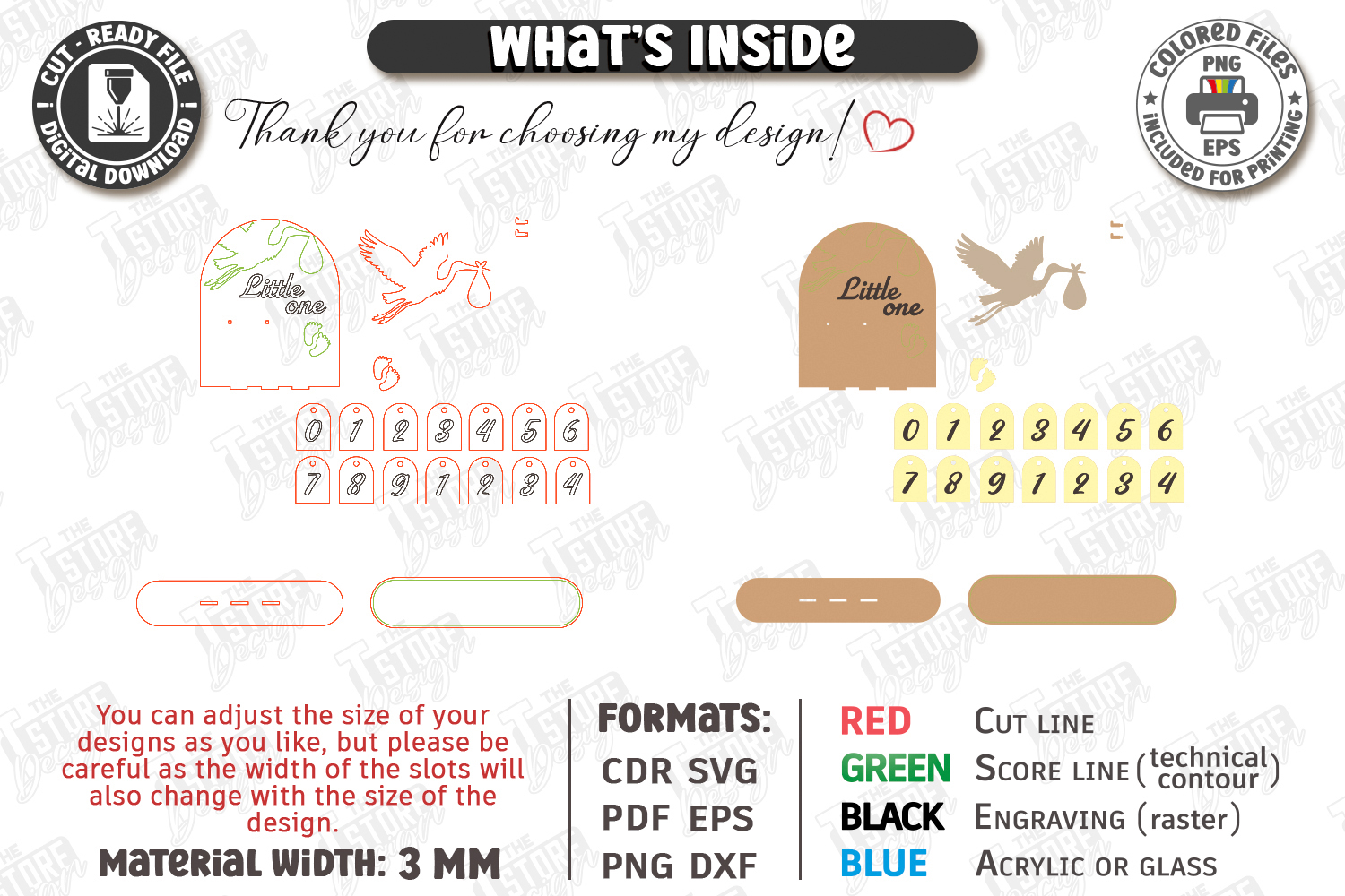 Pregnancy Countdown Milestone Board Laser Cut|Counting Weeks product image 1