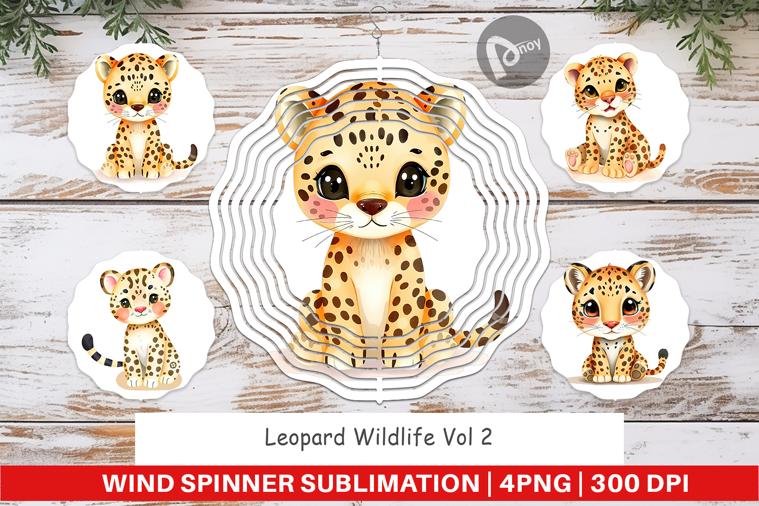 Wind Spinner Leopard Wildlife product image 1