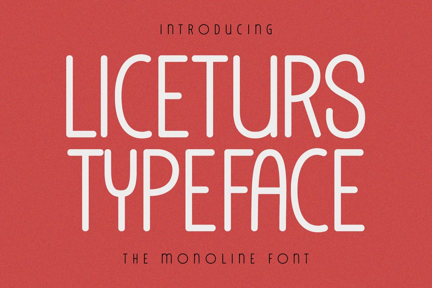 Liceturs Typeface Monoline Font product image 1