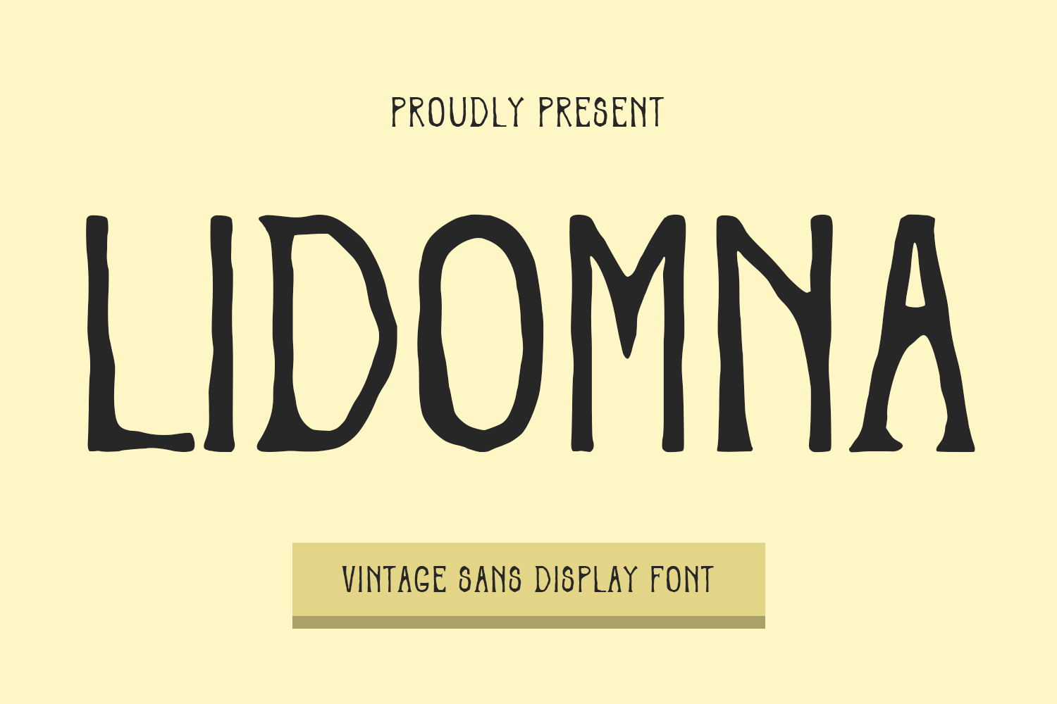 Lidomna Vintage Sans Display Font product image 1