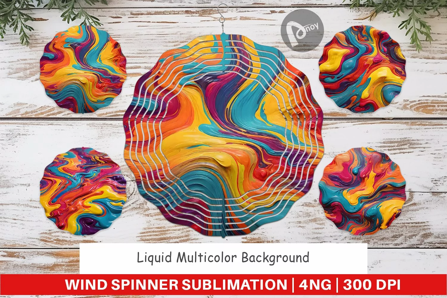 Wind Spinner Liquid Multicolor product image 1