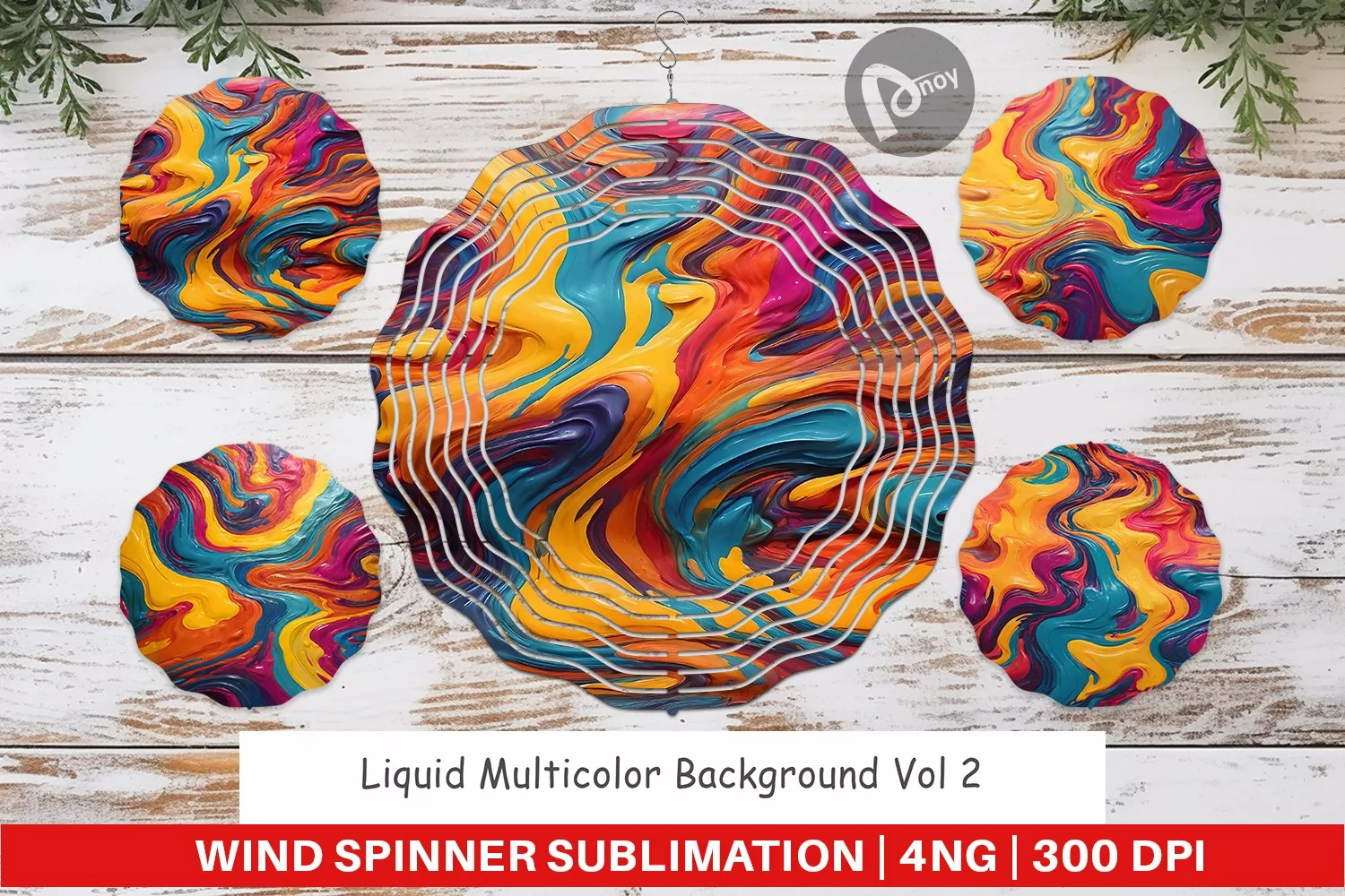 Wind Spinner Liquid Multicolor product image 1
