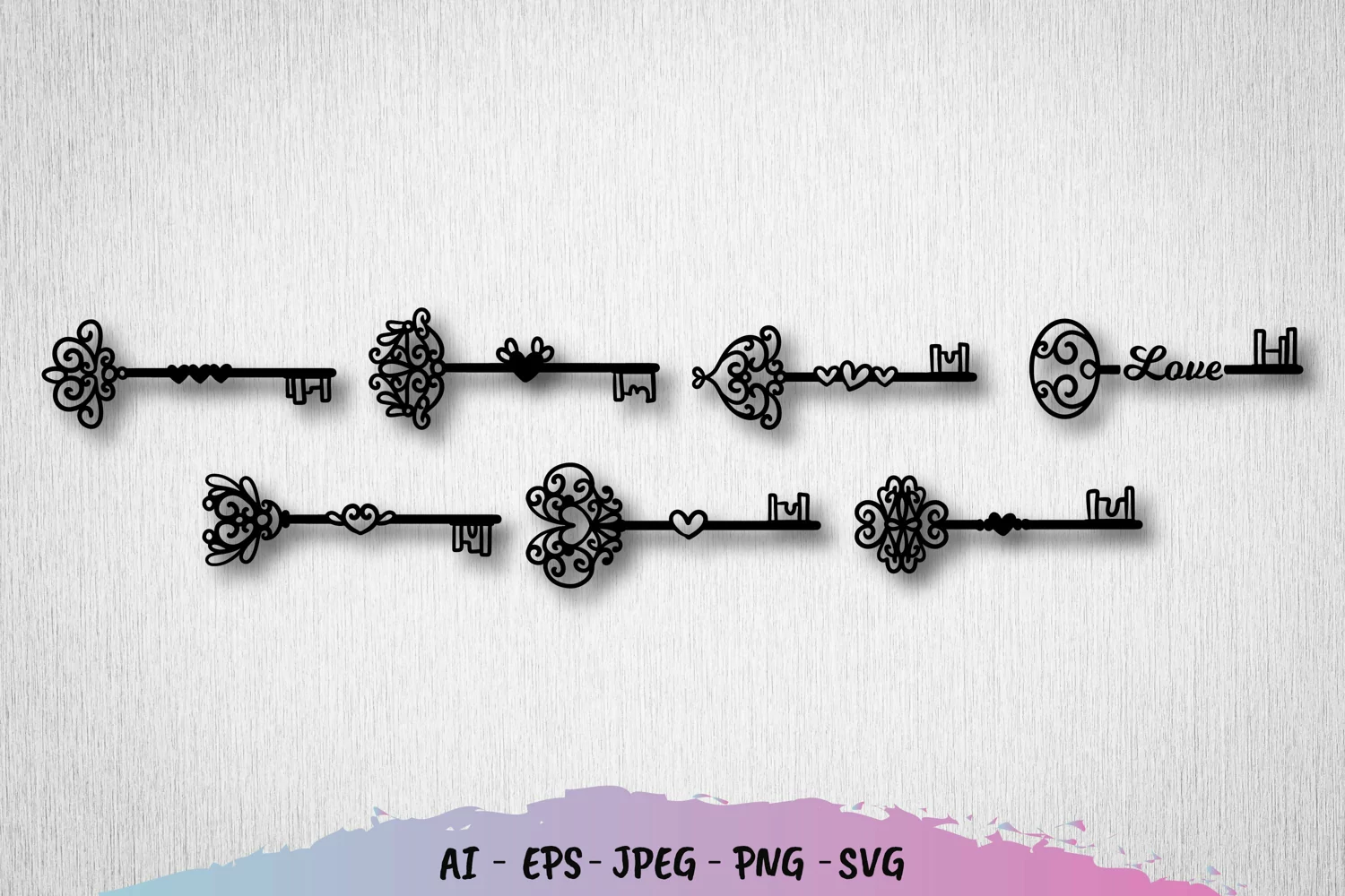 Love and Vintage Key Set product image 1