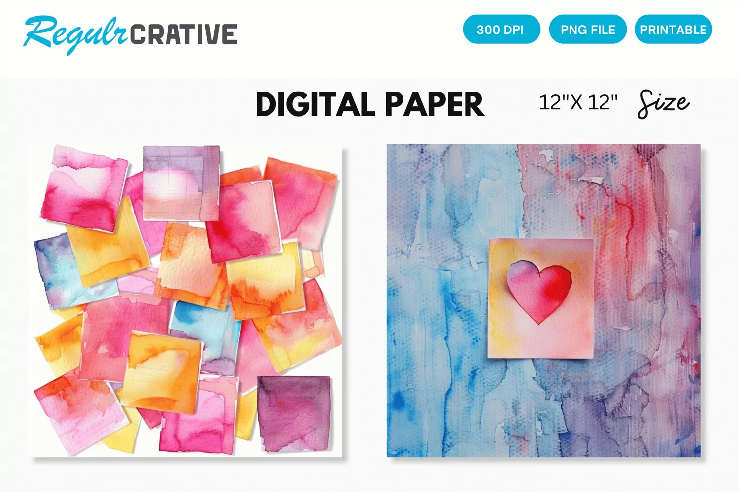 Love Sticky Notes Seamless Digital Paper, Love Pattern product image 1