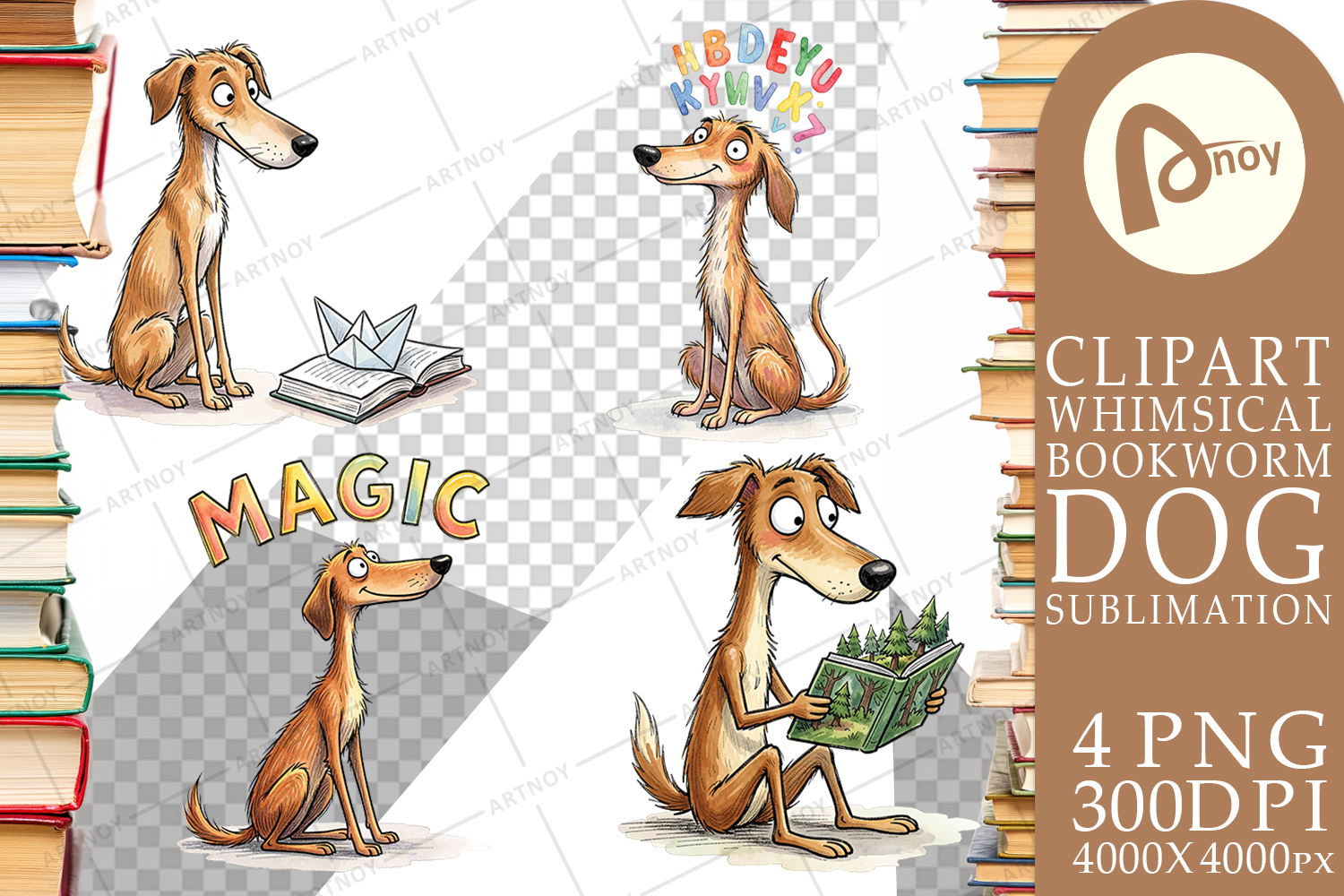 Magical Storytime Dog Sublimation product image 1