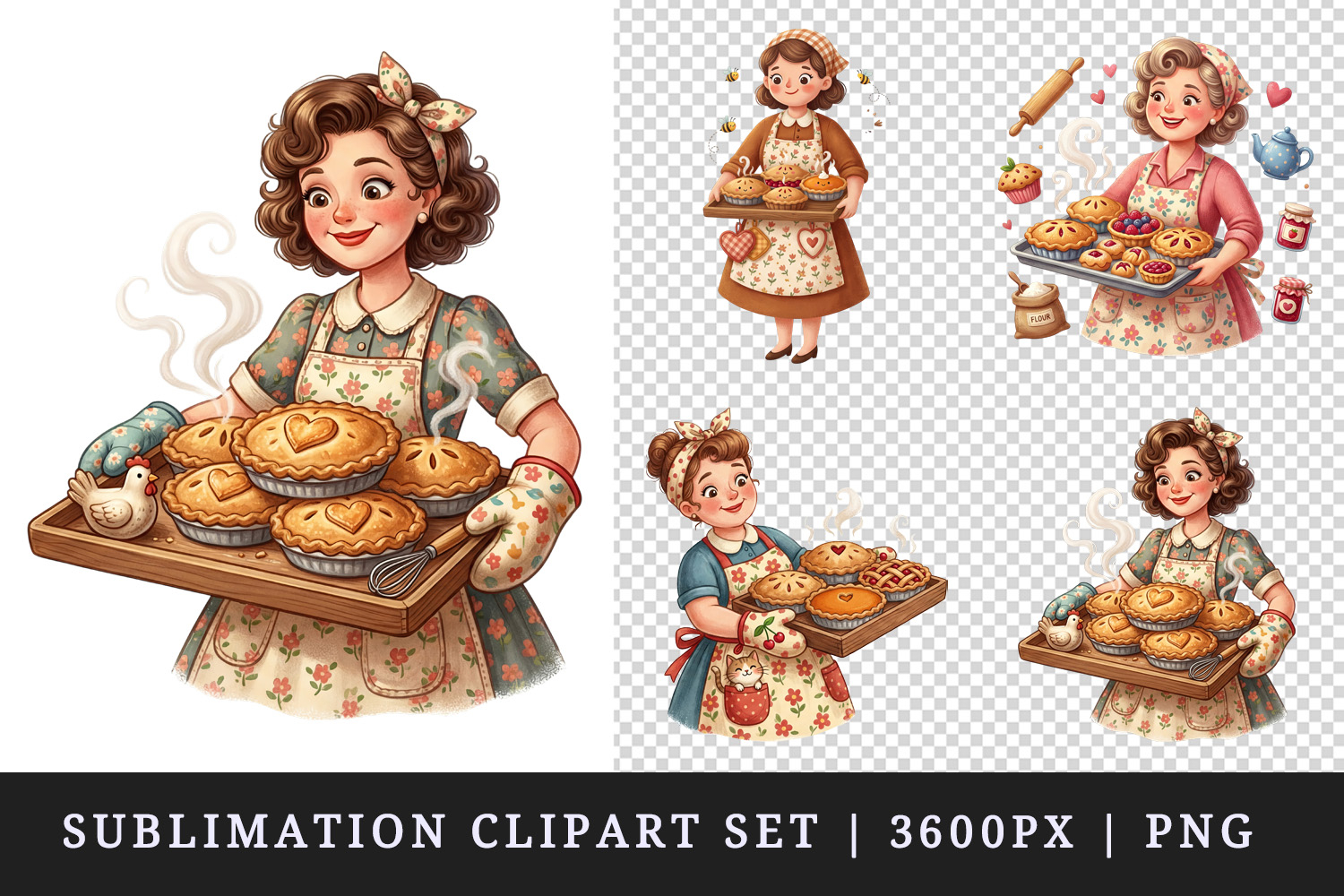 Mama clipart printable sublimation design png product image 1
