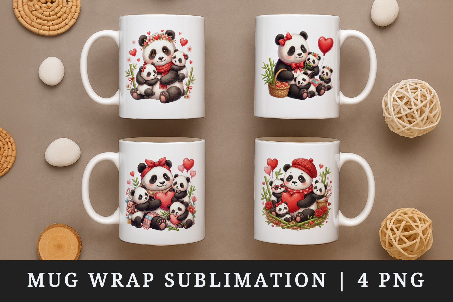 Mama mug wrap printable sublimation design product image 1