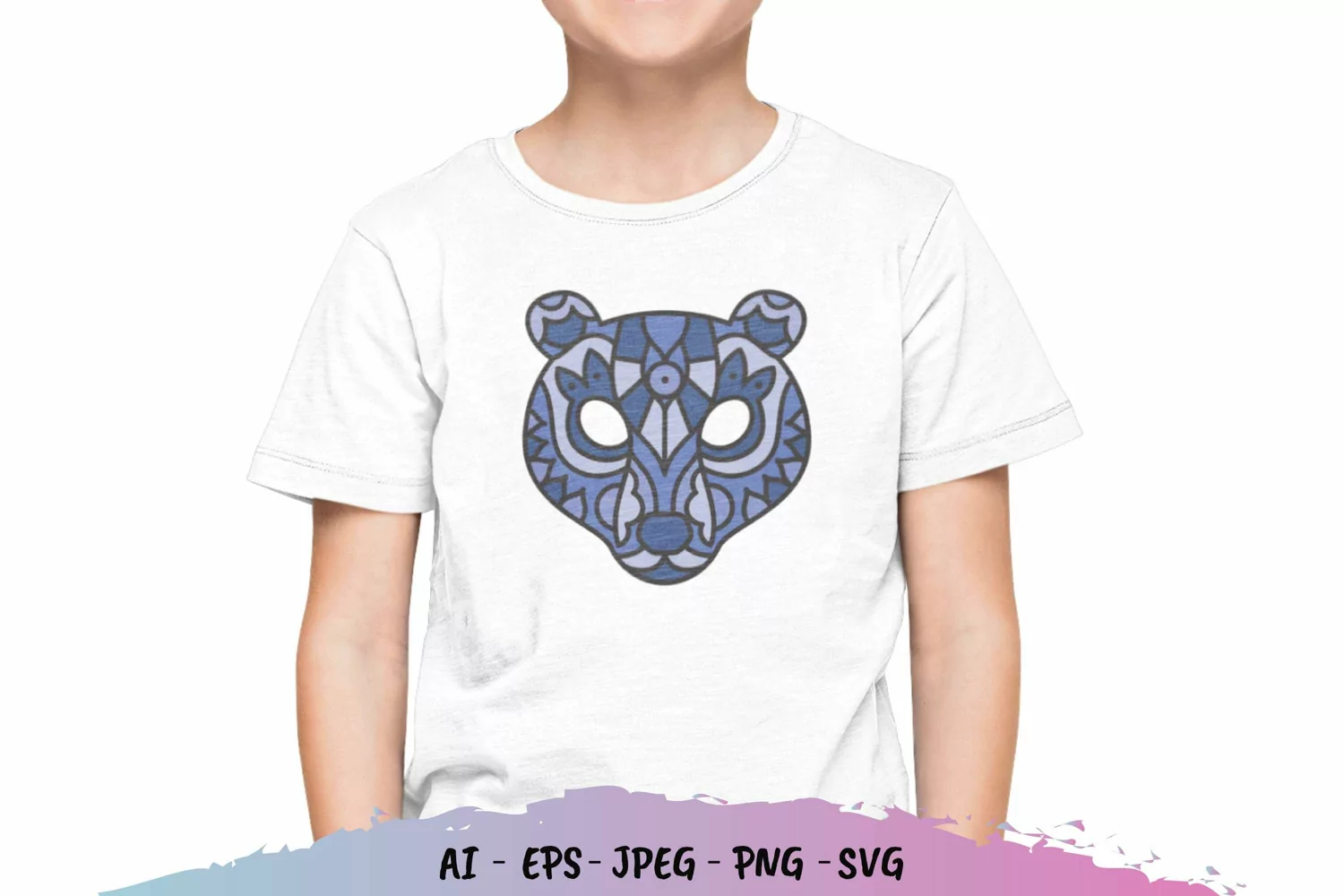Mandalas Colorful Bear product image 1