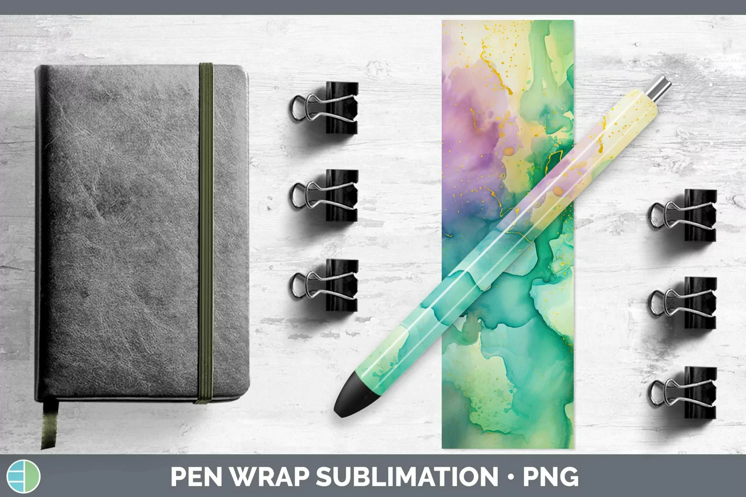 GorgeousMardi Gras Pen Wrap design.