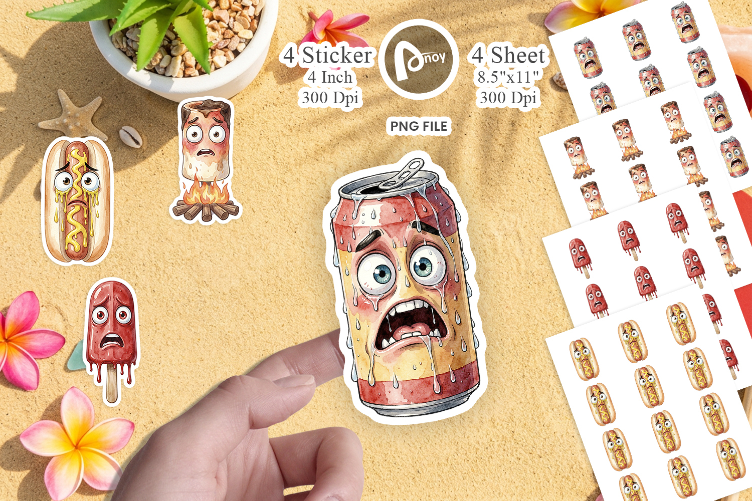Melting Sweet Snack Sticker product image 1