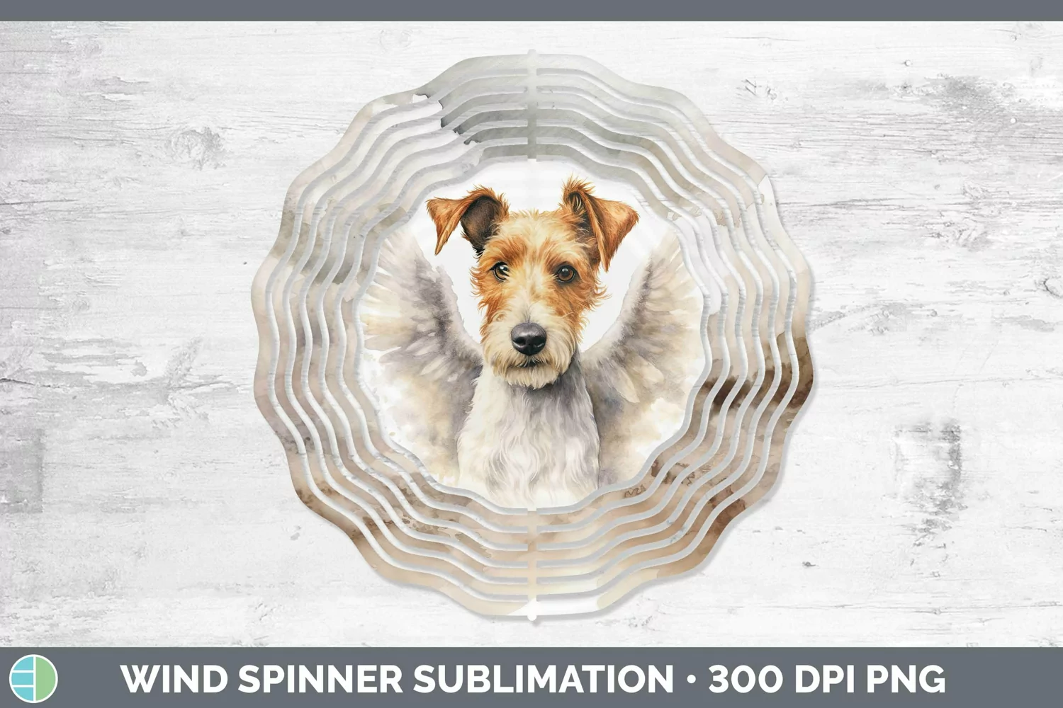GorgeousMemorial Watercolor Wind Spinner design.