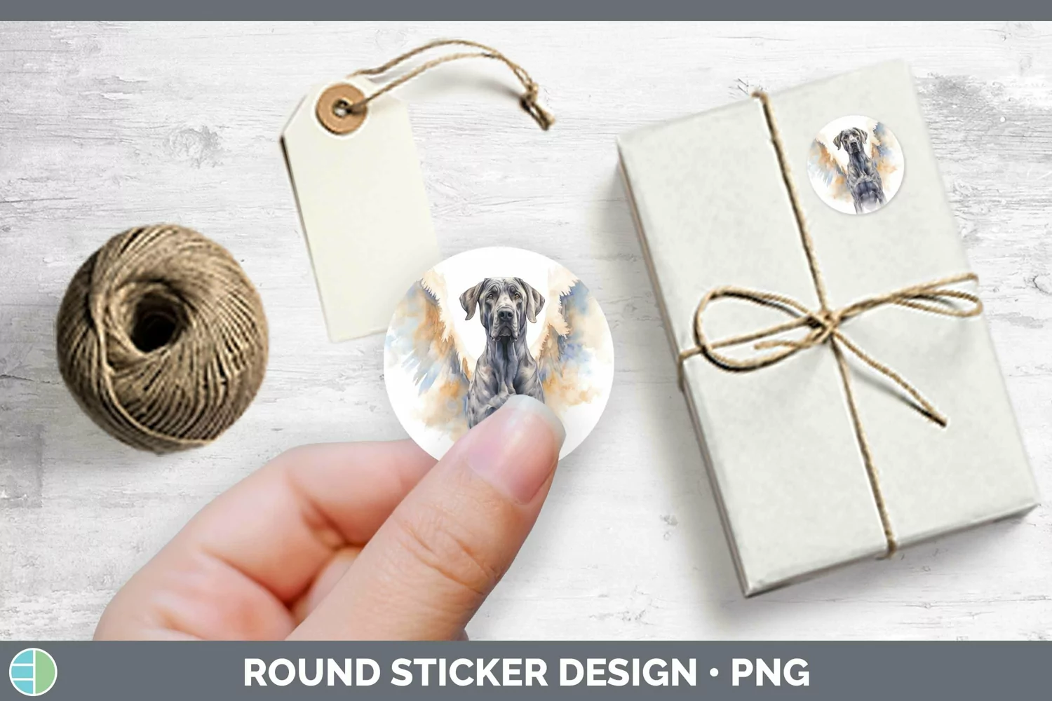 GorgeousMemorial Watercolor Stickers design.