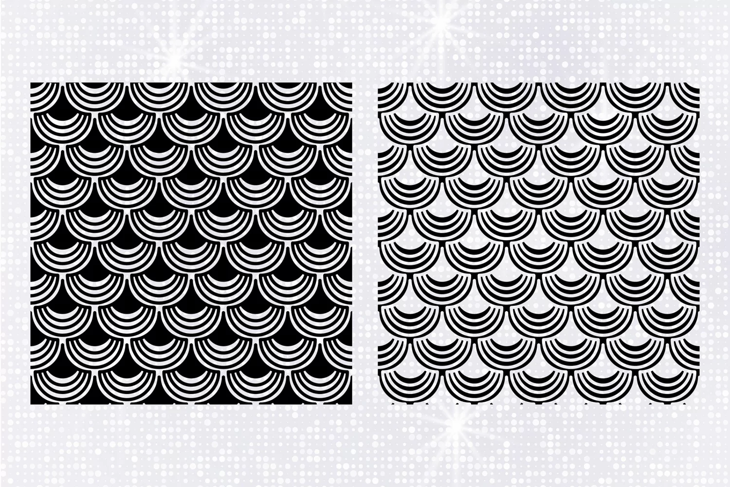 Mermaid Scales SVG, Mermaid Pattern SVG, Fish Scales Pattern product image 1