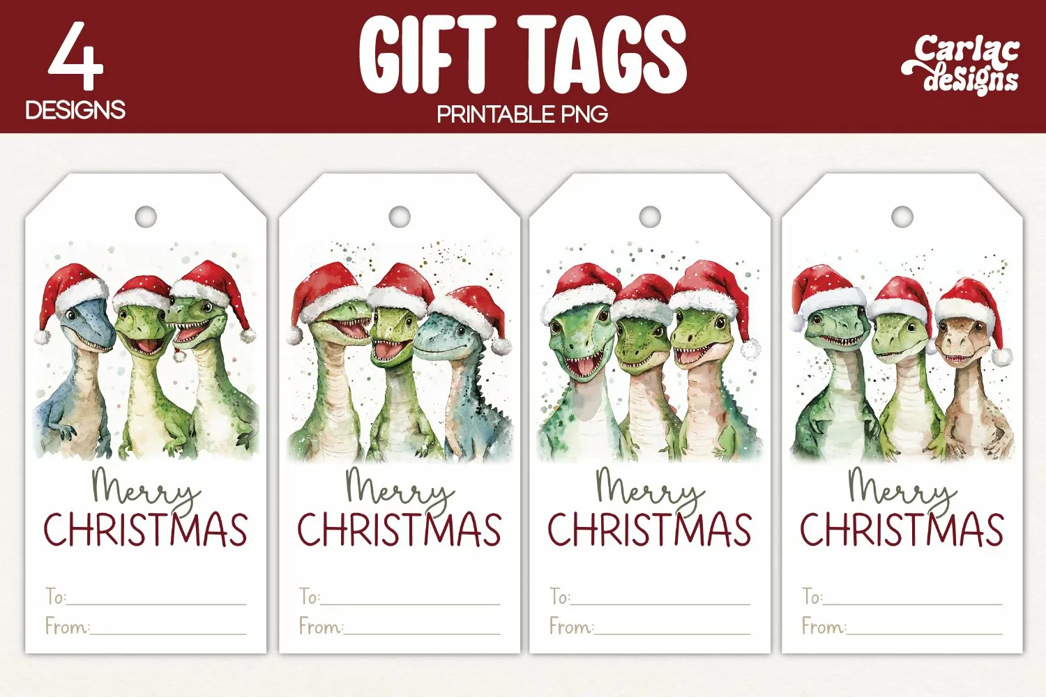 merry christmas gift tags