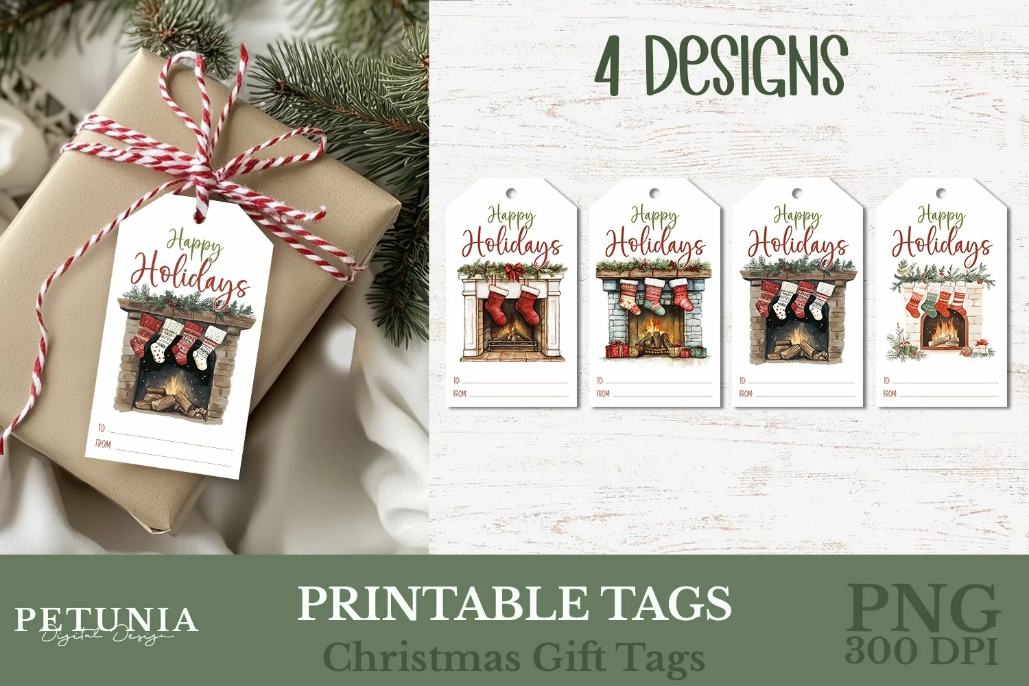 Merry christmas printable tags being used as Christmas Gift Tags print