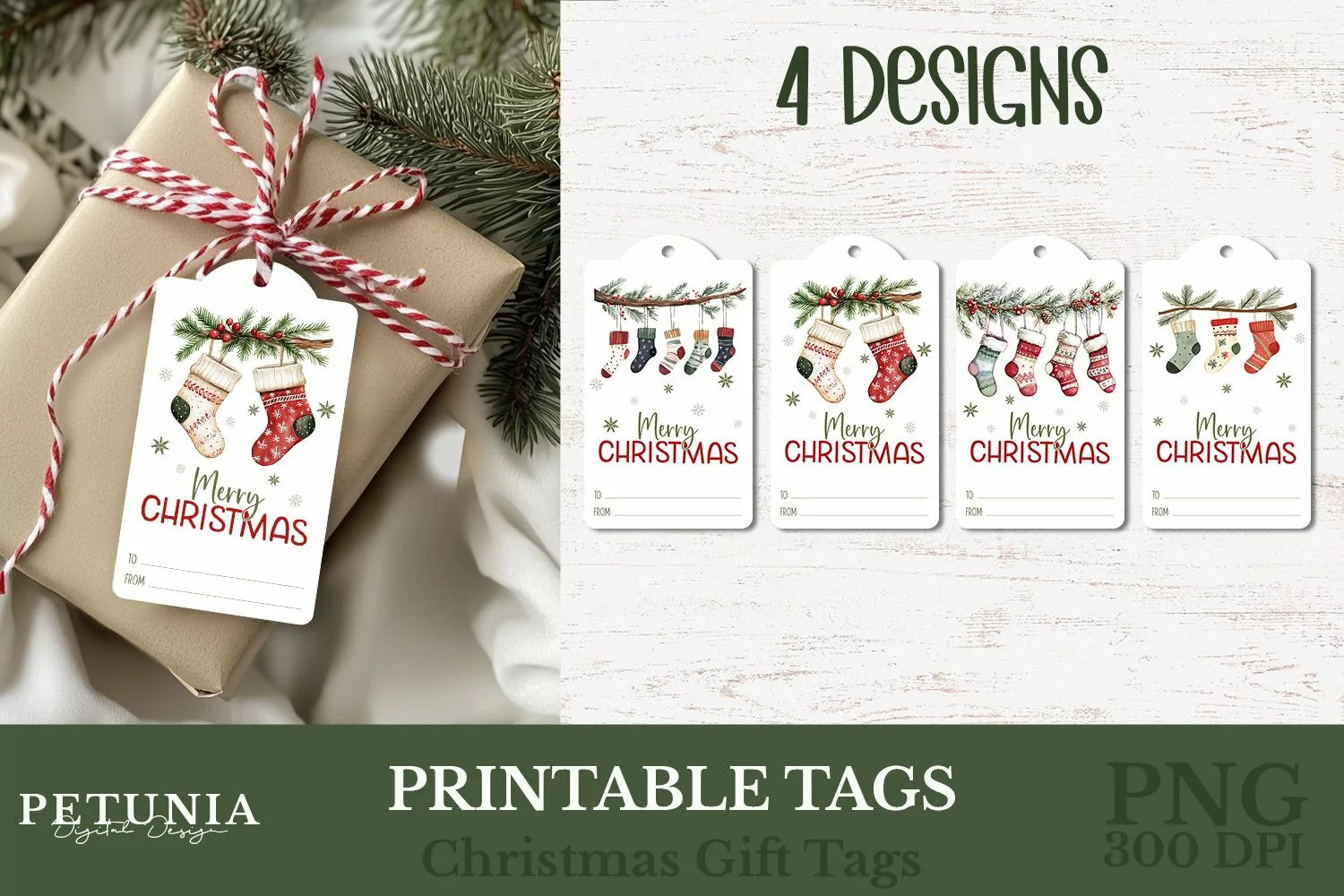 Merry christmas printable tags being used as Christmas Gift Tags print