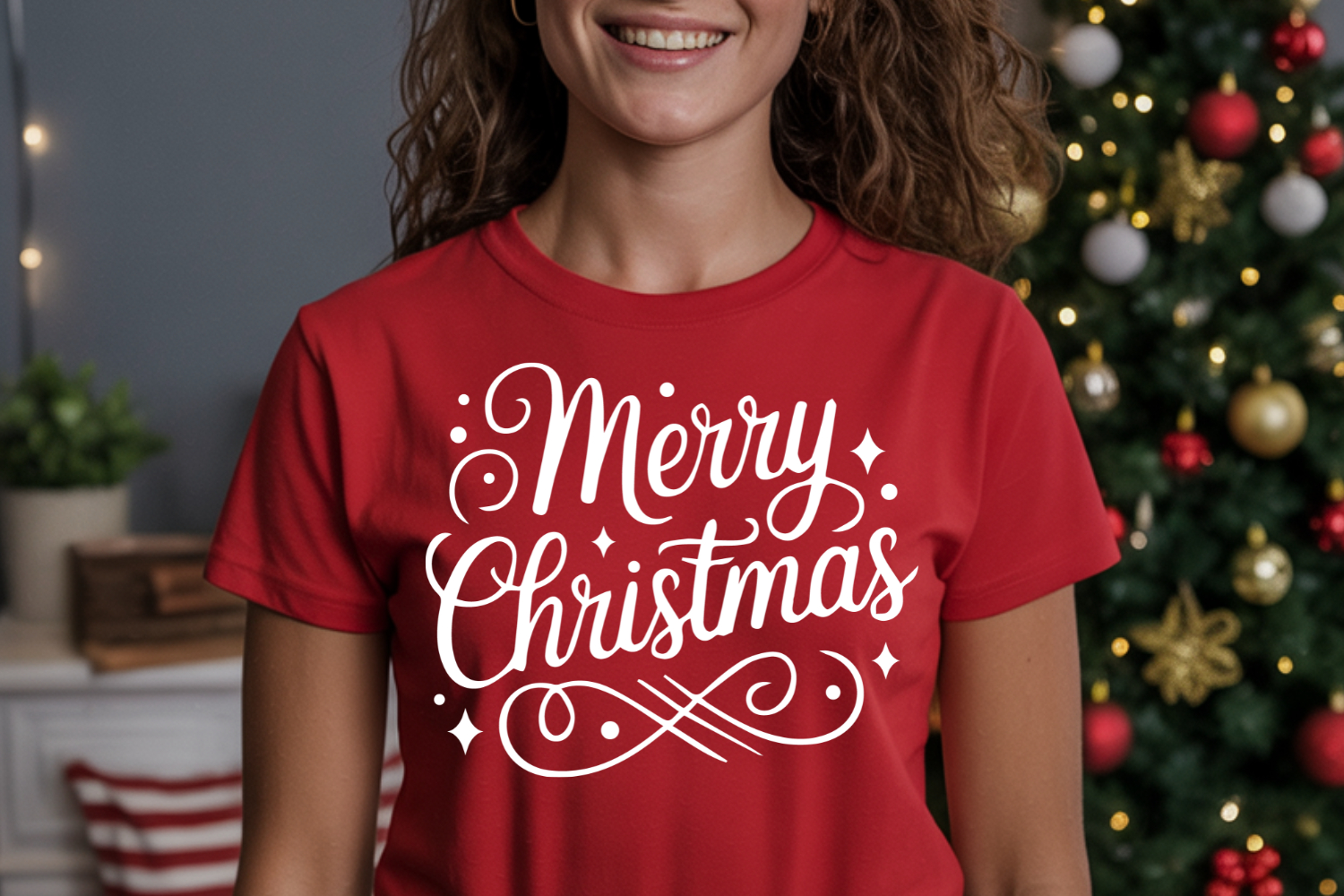 Merry Christmas Vintage SVG product image 1