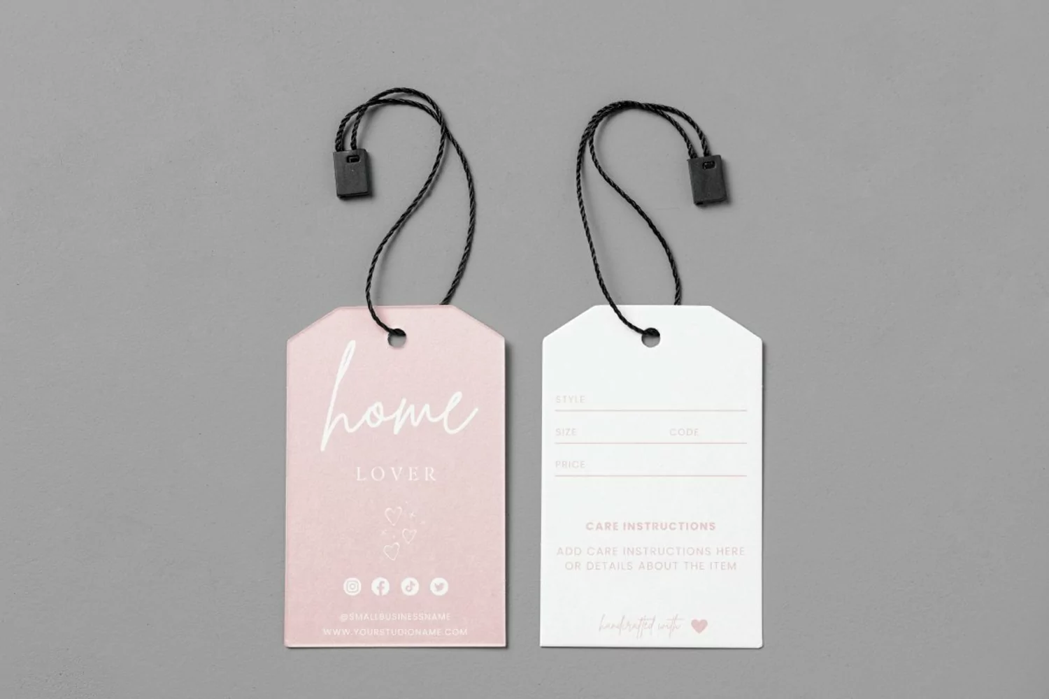Canva | Clothing Hangtag Template product image 1