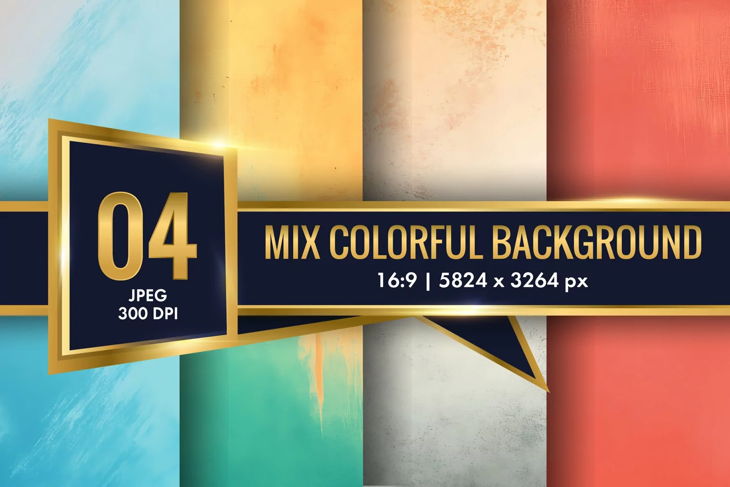 Mix Colorful Background Digital Paper | Texture Background product image 1
