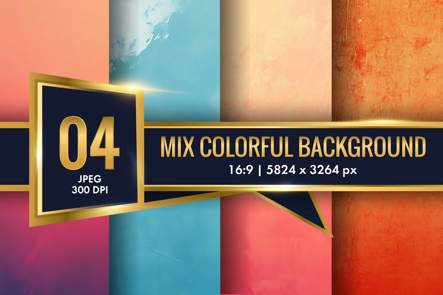Mix Colorful Background Digital Paper | Texture Background product image 1