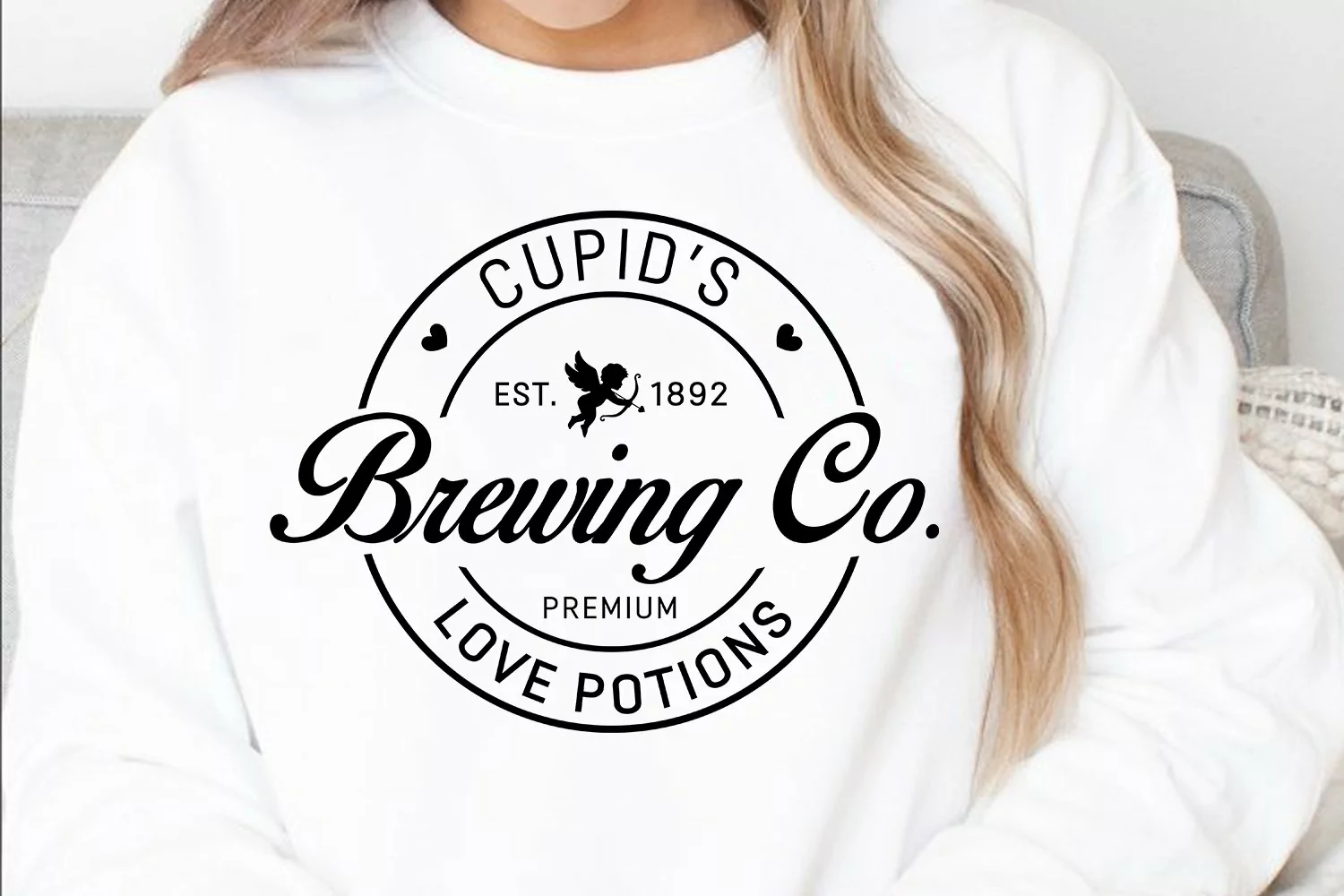 Cupid's Brewing Co SVG, Valentines Day SVG, Valentines shirt product image 1