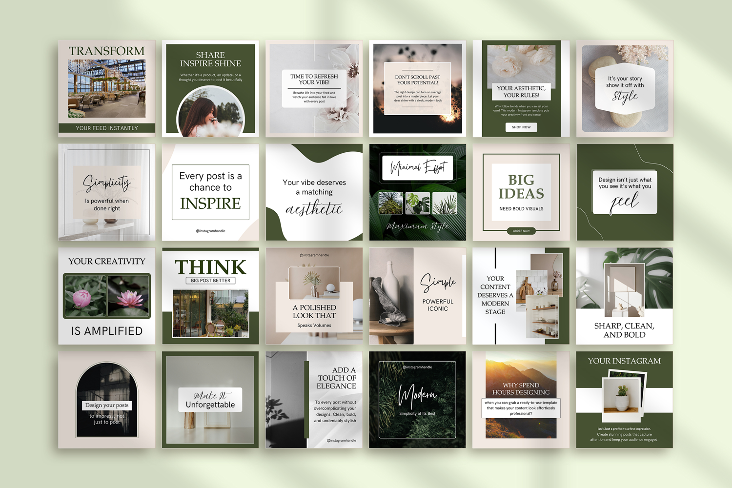 Modern Instagram Canva Post Template product image 1