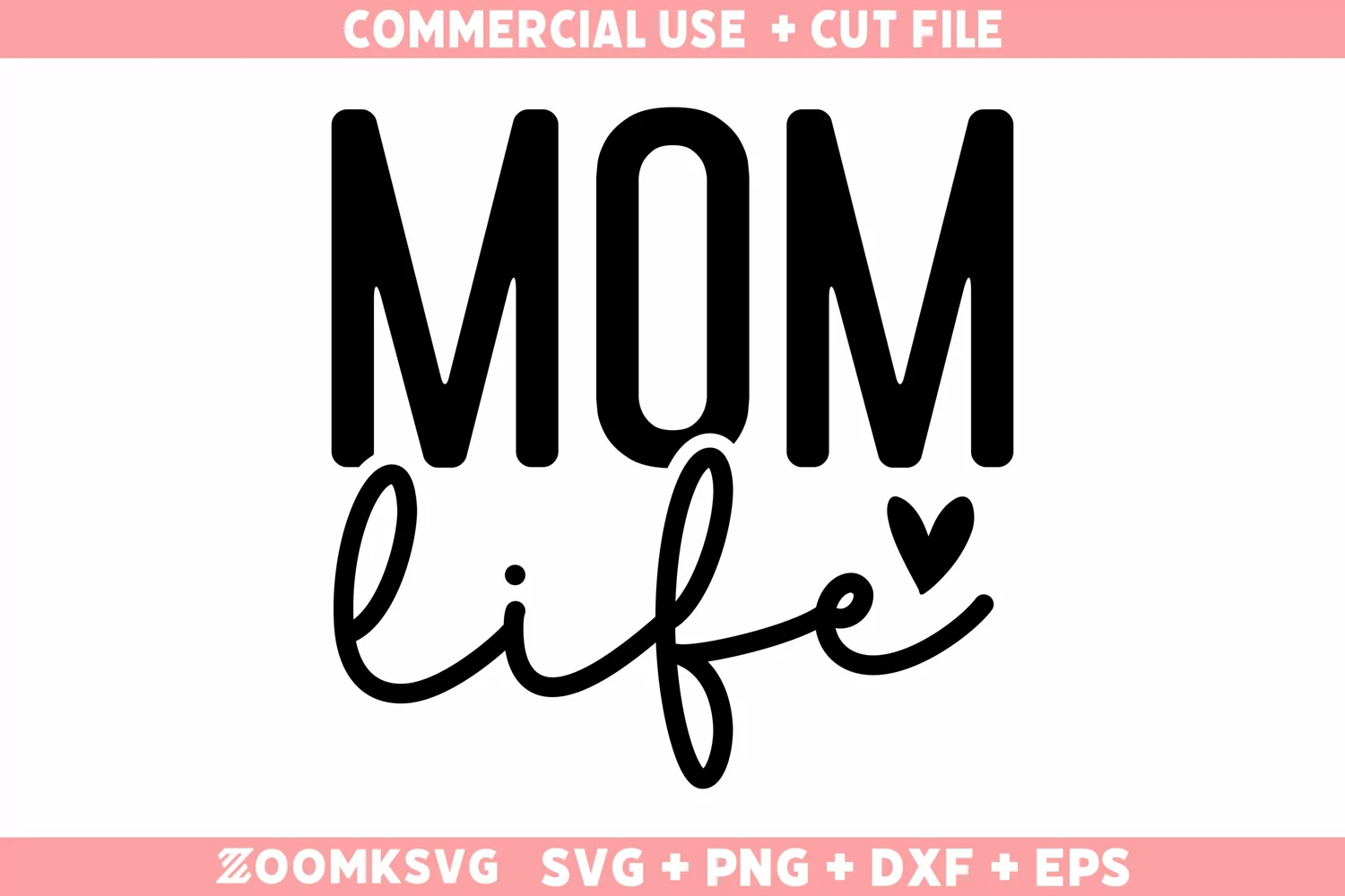 Mom Life SVG | Mom SVG | Mother's Day SVG Cut file product image 1