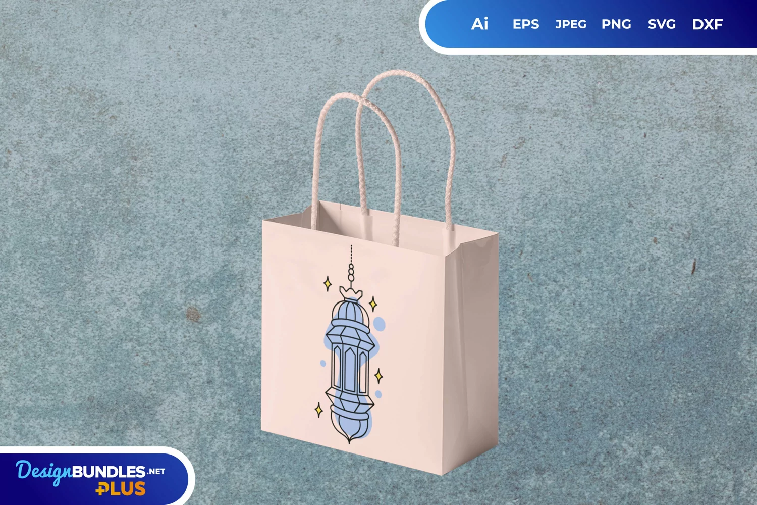 Monoline Arabic Lantern SVG product image 1