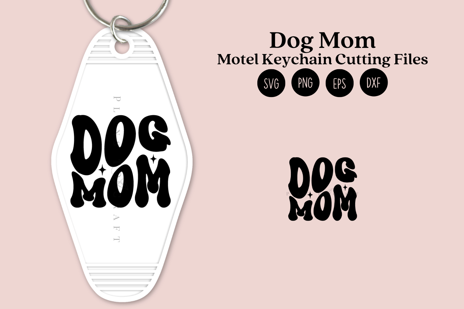 Motel keychain SVG design for mom and daughter, featuring a trendy retro key tag style for creating matching keychains using Cricut or Silhouette, suitable for craft projects and creative use.