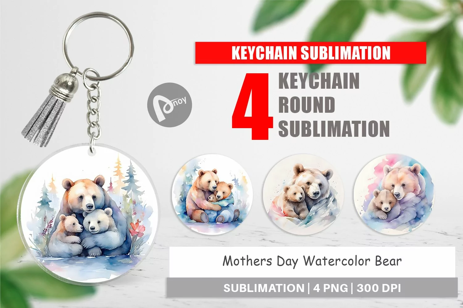 Keychain Mothers Day Bear product image 1