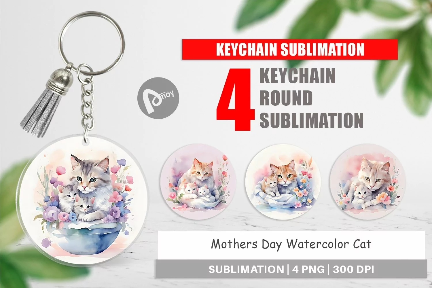 Keychain Mothers Day Cat product image 1